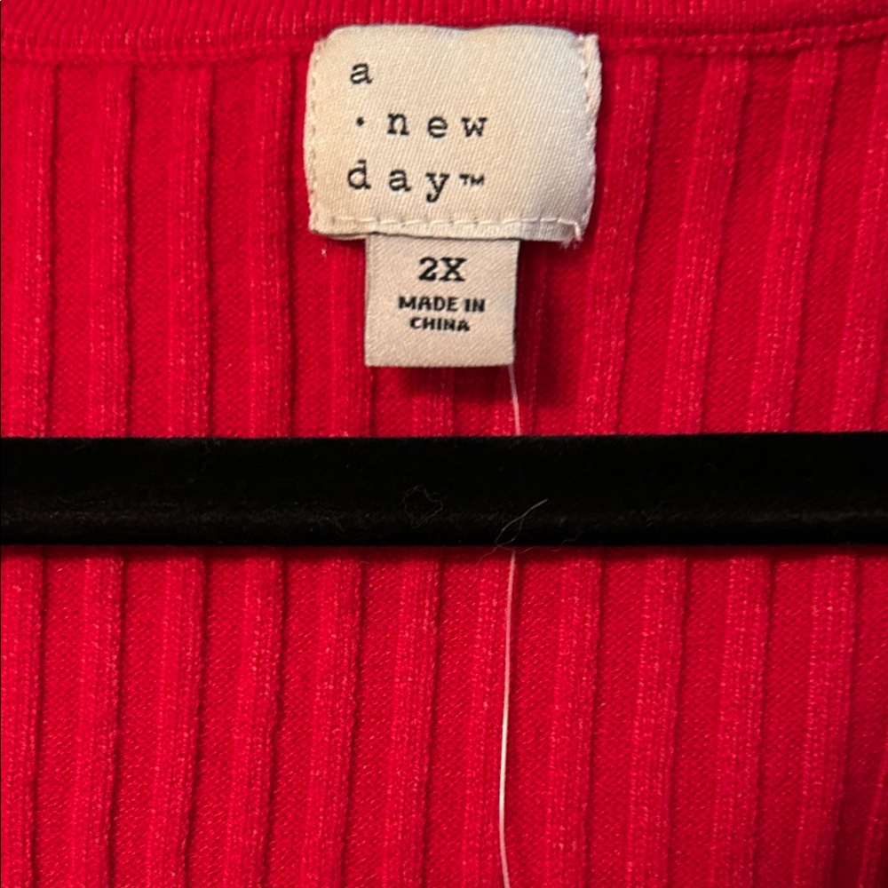a new day Red Long Sleeve Dress - Picture 2 of 6